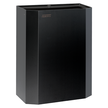 PAPELERA MURAL 25L NEGRO