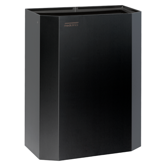 PAPELERA MURAL 25L NEGRO