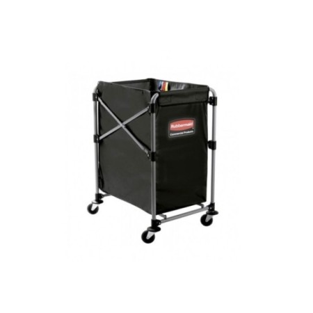 Carro de lavanderia plegable.