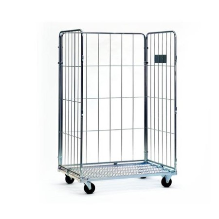 Carro multiusos jaula galvanizado | Transporte textil y suministros