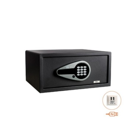 Caja fuerte digital con usb interno de 27 litros.