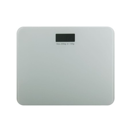 Báscula electronica de vidrio templado.