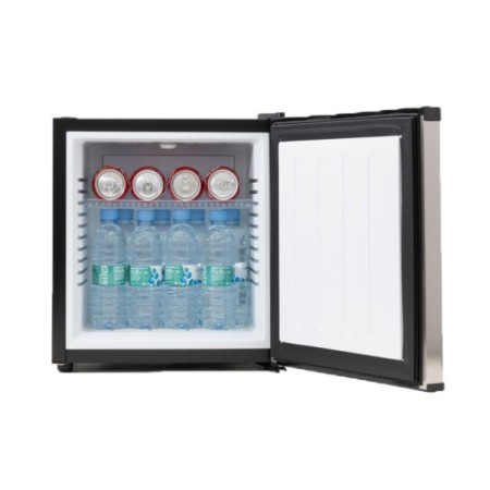 Minibar en acabado de acero inoxidable de 19L. 2