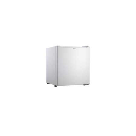 Minibar blanco con congelador con capacidad de 46L.