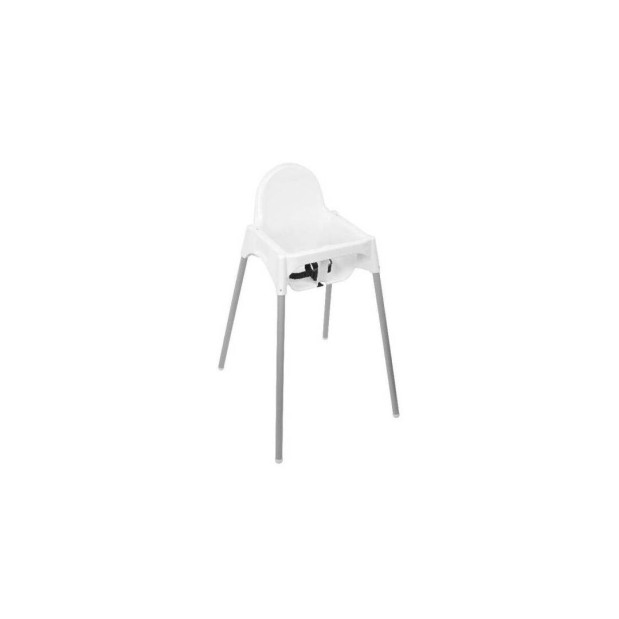 Trona para niños blanca.