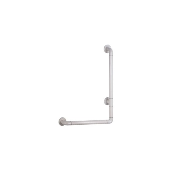 Barra en ángulo de 90 grados posición derecha fabricada en aluminio.