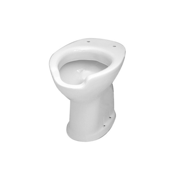 Inodoro con apertura frontal.