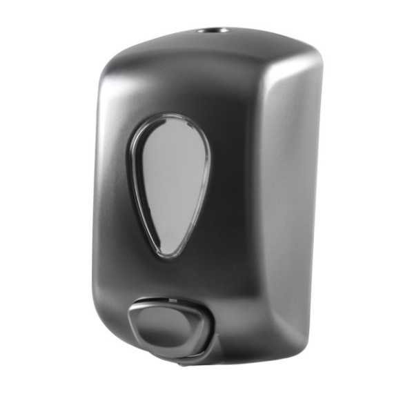 Dispensador de gel ABS satinado de 1000 ml.