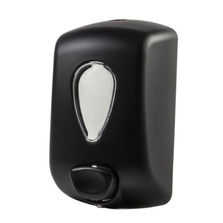 Dispensador de gel ABS negro de 1000 ml.