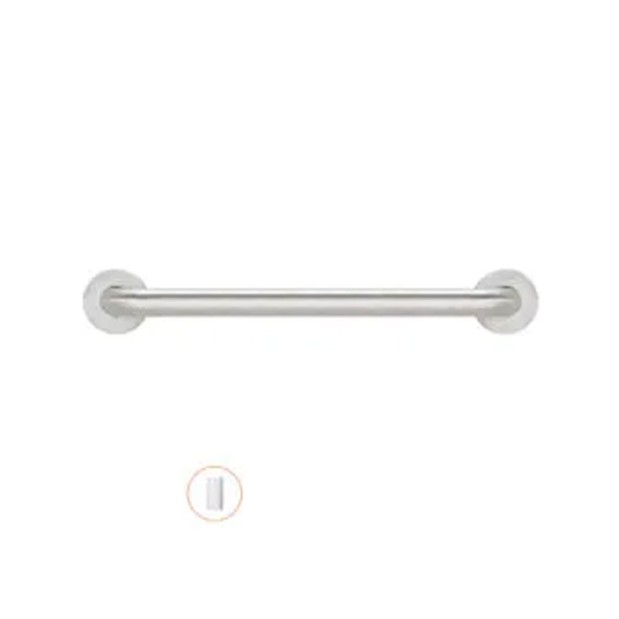 Barra de ayuda con dos puntos de apoyo de 900 mm acabado epoxi blanco.