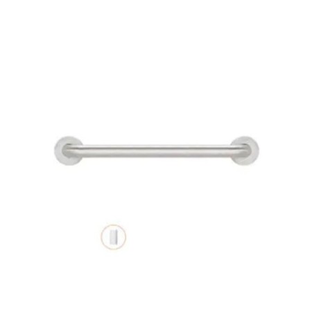 Barra de ayuda con dos puntos de apoyo de 1200 mm acabado satinado. 2