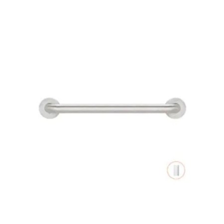 Barra de ayuda con dos puntos de apoyo de 1200 mm acabado satinado. 2