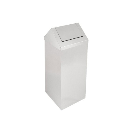 Papelera de gran capacidad 90l acabado satinado.