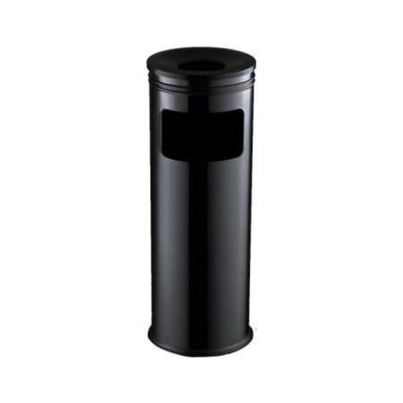 Papelera con cenicero en la parte superior de acabado brillante. 2