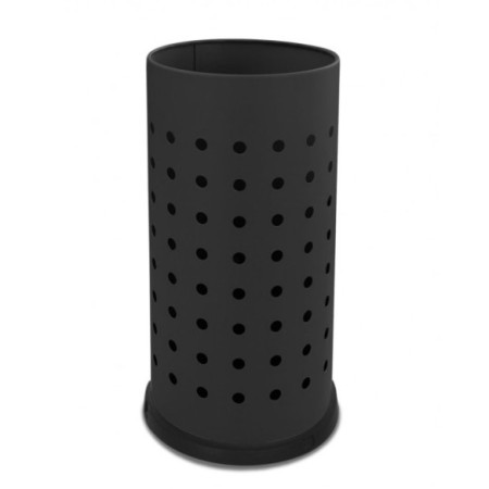 Paragüero perforado con depósito interior 21 litors negro.
