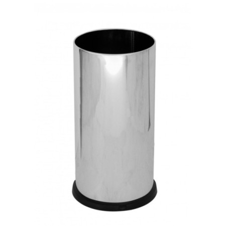 Paragüero standard con depósito de 22 litros acero inox satinado.