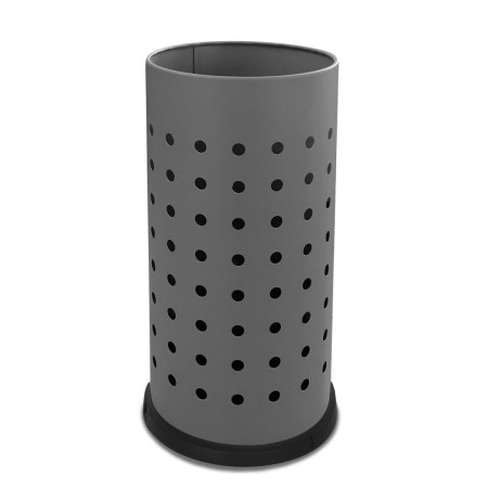 Paragüero perforado con depósito interior 21 litors gris.