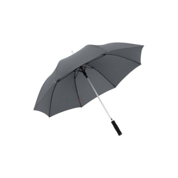 Paraguas gris con capota y mango ergonómico de EVa.