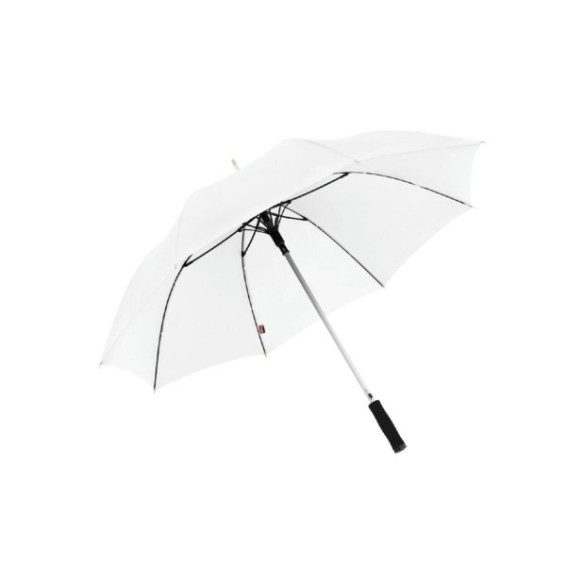 Paraguas blanco con capota y mango ergonómico de EVa.
