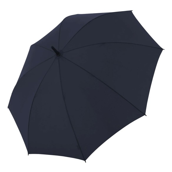 Paraguas azul con capota de protección UV.